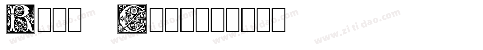 Rose Caps字体转换